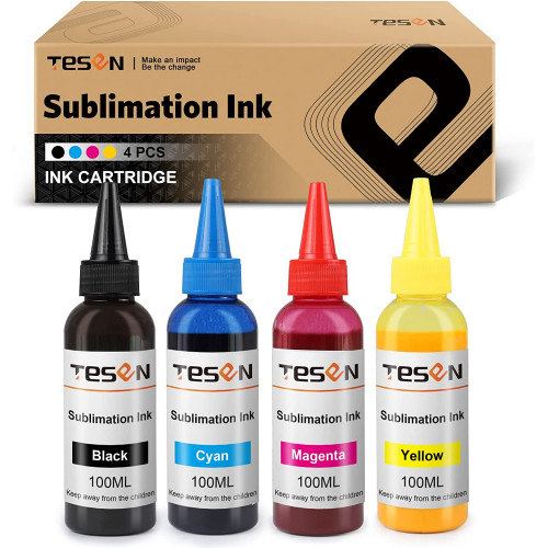 TESEN Sublimation Ink Refill Kit 4 Bottles